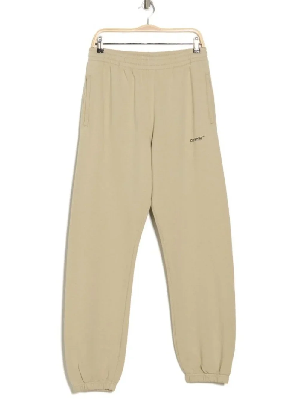 Off-White Men's Caravag Caravaggio Diag Slim Cotton Joggers Sweatpants Pants - L